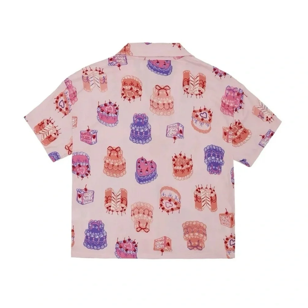 Planet Gold Kids Birthday Pink and Purple Pajama Set